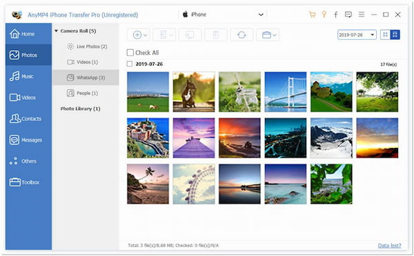 Access Pictures on Camera Roll