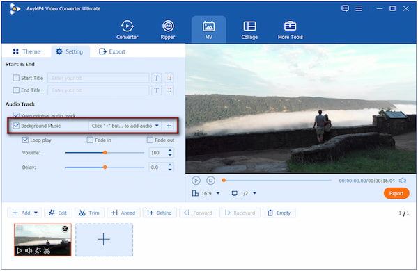 Add Background Music