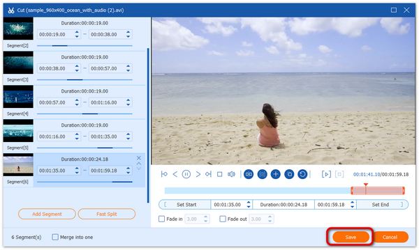 Add Segment and Save