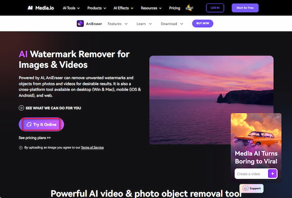 Anieraser Open The Tool