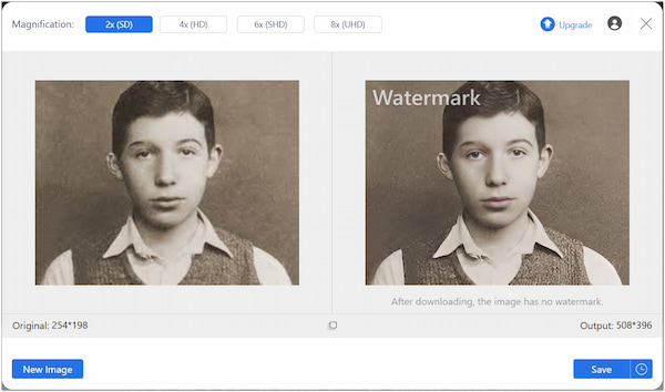 Anymp4 Image Upscaler Online