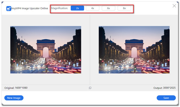 Anymp4 Resize Picture Select Magnification