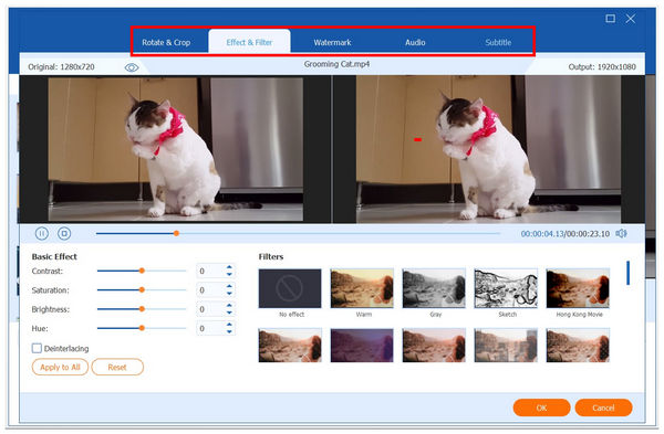 Anymp4 Video Converter Ultimate Edit