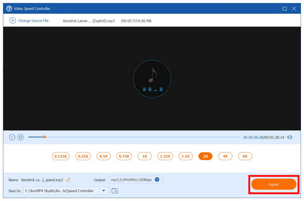 Anymp4 Video Converter Ultimate Export