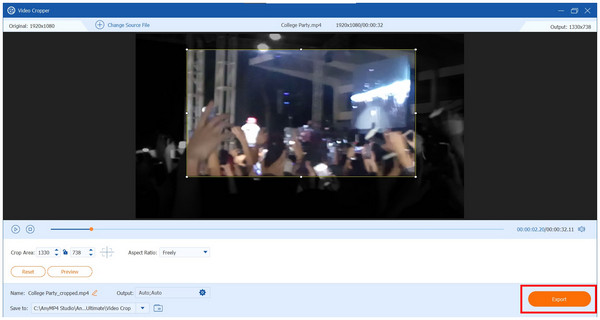 Anymp4 Video Converter Ultimate Export