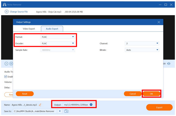 Anymp4 Video Converter Ultimate Noise Remover