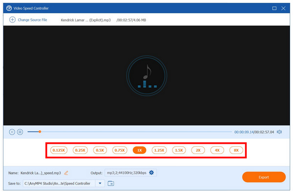Anymp4 Video Converter Ultimate Speed Multiplier