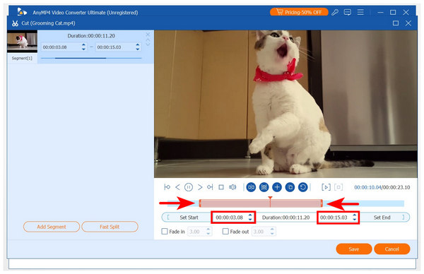 Anymp4 Video Converter Ultimate Trim