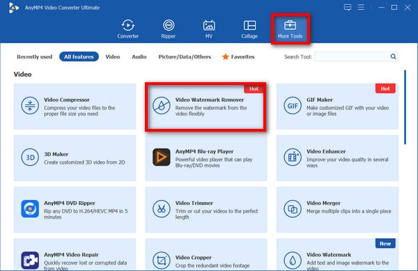 Anymp4 Video Converter Ultimate Upload Video