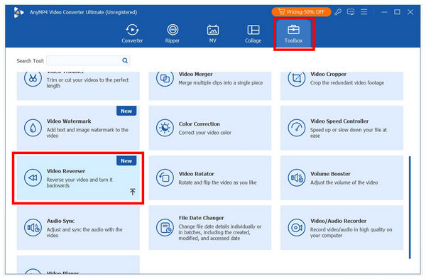 Anymp4 Video Converter Ultimate Video Reverser