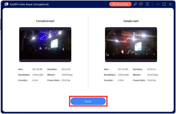 AnyMP4 Repair Click Repair