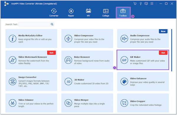 AnyMP4 Video to GIF Toolbox