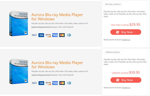 Aurora 4k Blu Ray Player Price