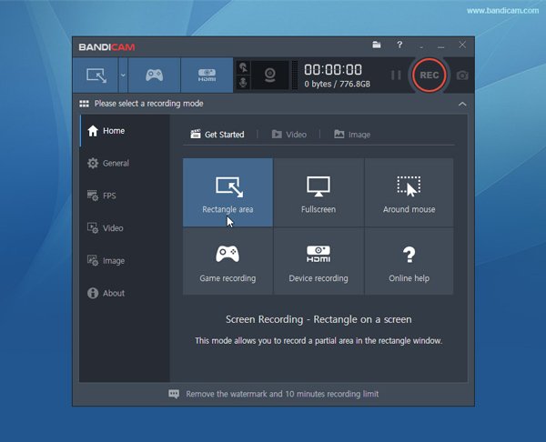 Bandicam Screen Recorder Features