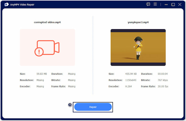 Begin Repair Process