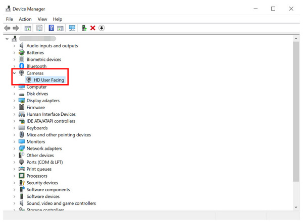 Camera Driver Device Manager