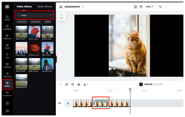 Capcut Keyframe Zoom Select Keyframe Effect