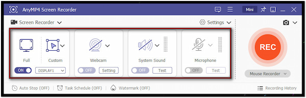 Configure Recording Settings