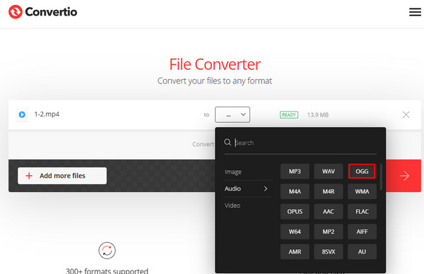 Convertio Choose Ogg