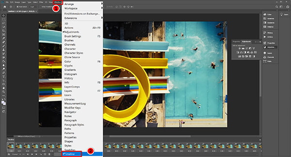 Create Frame Animation Timeline