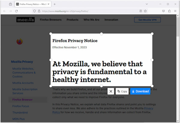 Custom Defined Region