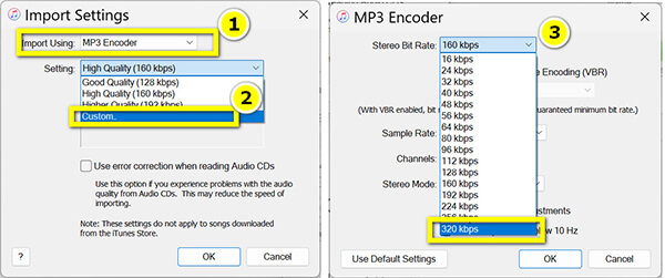 Customize iTunes Mp3 320kbps