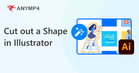 Cut out a Shape in Illustrator