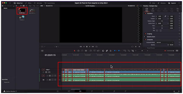 Davinci Resolve Paste Elements
