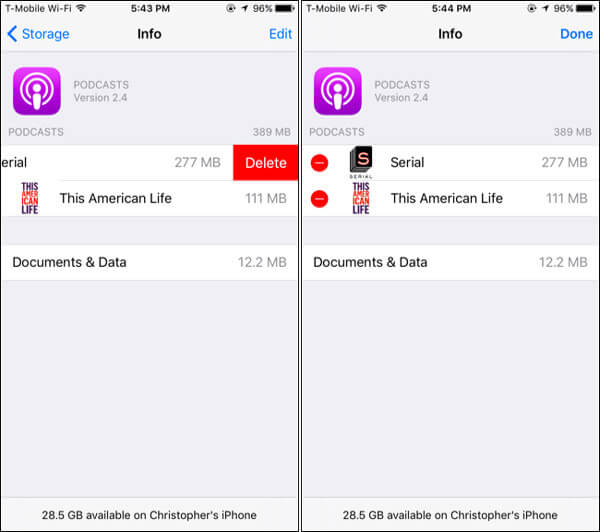 Delete Entire Podcast