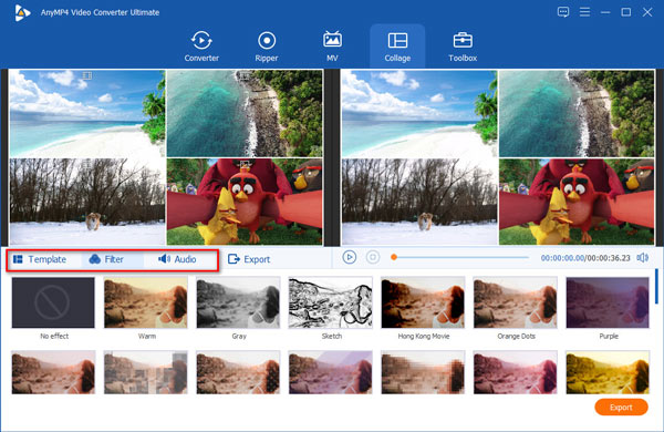 Edit the Whole Video Effects