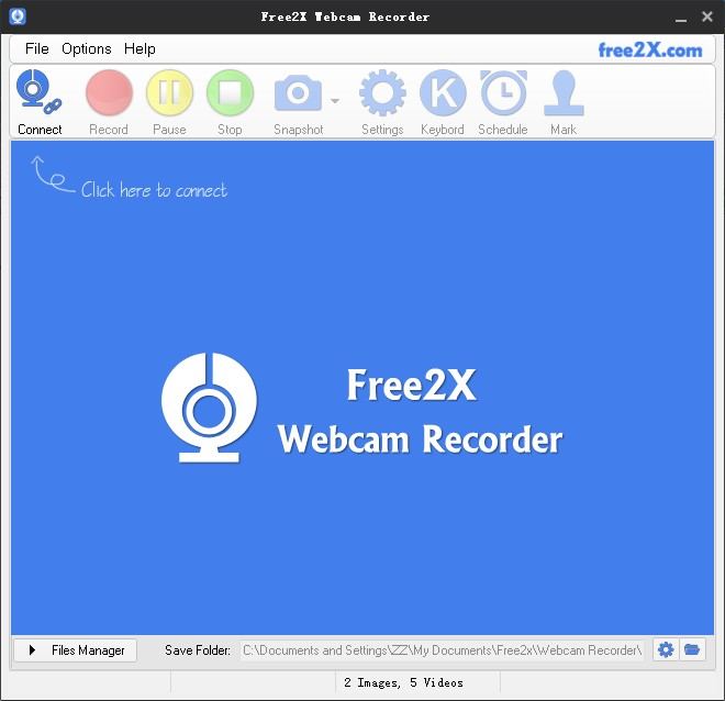 Free2x Webcam Recorder