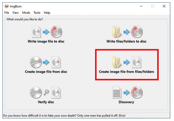 Imgburn Choose Create Image From Files