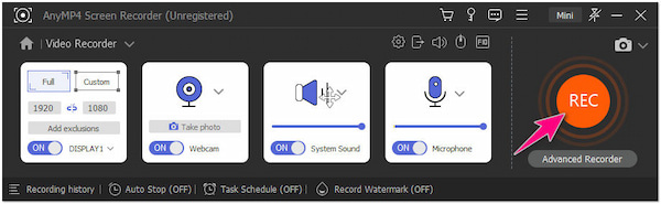 Initiate Video Recording