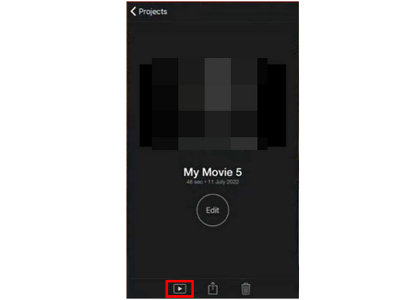 iPhone iMovie Application