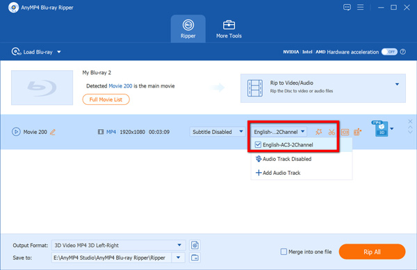 Keep Blu Ray Audio Track