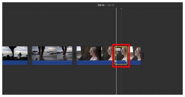 Mac iMovie Section Isolated