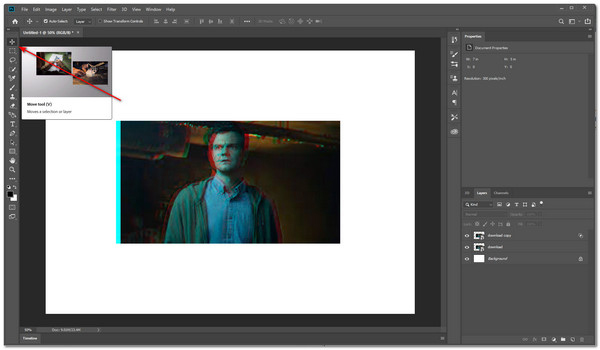 Make 3D Effect in Photoshop Move