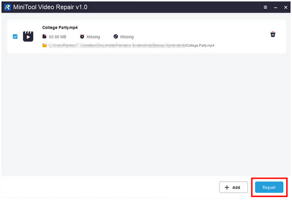 Minitool Video Repair Easy To Use