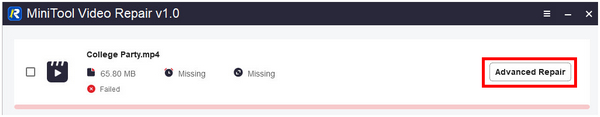 Minitool Video Repair Mandatory Advanced Repair