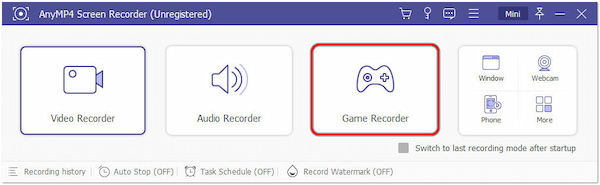 Navigate to Game Recorder