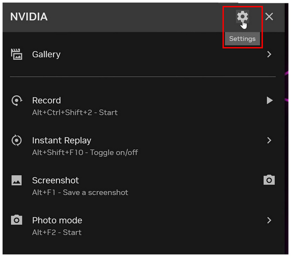 NVidia Overlay Settings