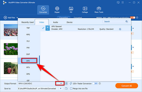 Output Amv in Anymp4