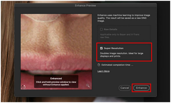 Photoshop Enhance Confirm
