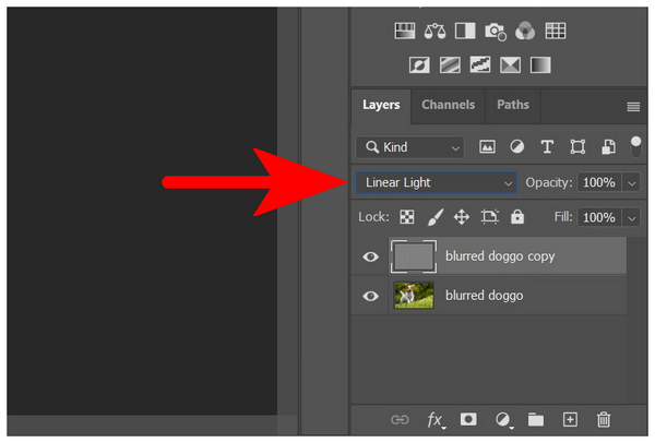 Photoshop Linear Light