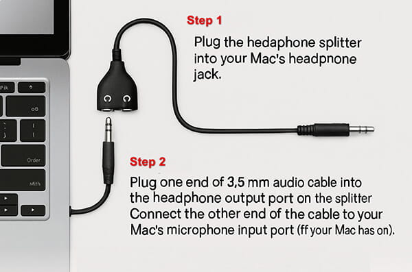 Plug Audio Cable To Mac