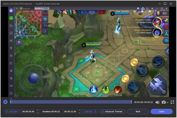 Preview Recorded Gameplay