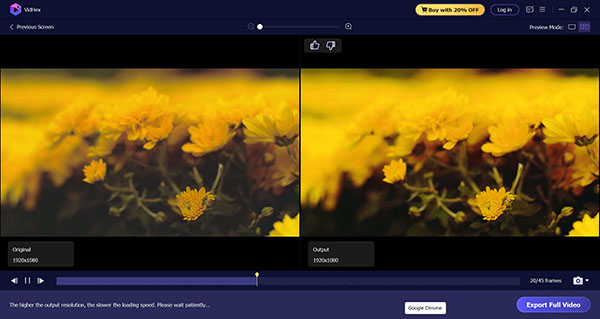 Preview Video Color Enhancement Effect