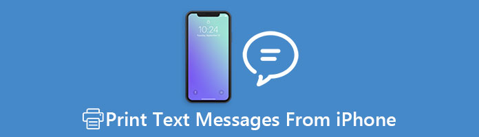 Print Text Messages from iPhone