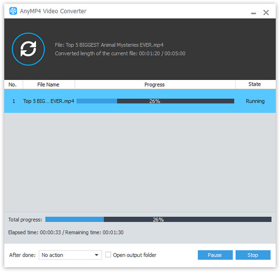 Convert video to WebM format