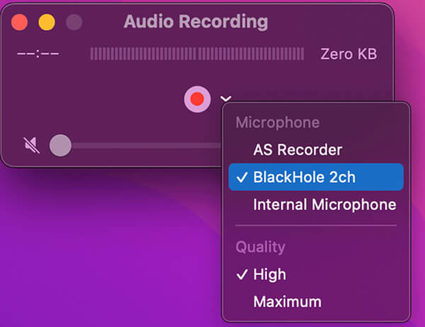Quicktime Record Blackhole Audio